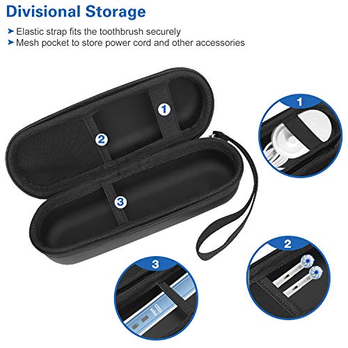 ProCase Electric Toothbrush Hard Travel Case Fit for Oralb Pro 1000