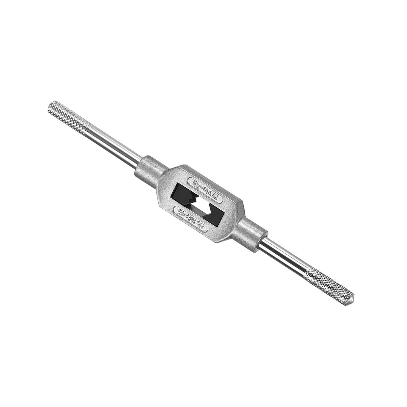 CoCud Tap Wrench Handle, Fit M1-M10 W1/16-3/8 Taps Size, Zinc Alloy & Carbon Steel Adjustable Wrench Reamer Tapping Hand Tool - (Applications: for Tapping Operations), 1-Piece