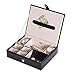 Mele and Co. Carson Men's Valet in Black,10