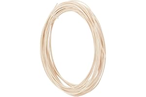 AHANDMAKER Basket Weaving Round Rattan for Basket Furniture Making Chair Weaving Repairing DIY Craft