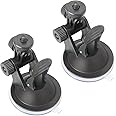 ThtRht 2 Pack Dash Cam Suction Cup Mount with 1/4 Screw Thread Windshield Camera Holder Stand for Car Dashcam GPS Driving DVR