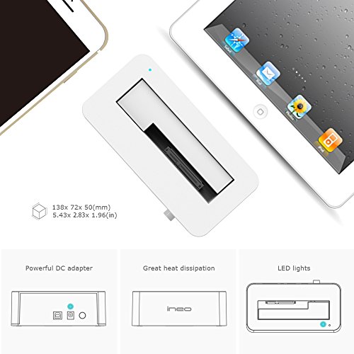 ineo USB3.1 Gen1 to SATA 2.5" or 3.5 inch SSD/HDD Docking Station with Free Type c Adapter [T3527-II+] - Thumbnail 4