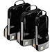 VASCO Compression Packing Cubes for Travel – Premium Set of 3 Luggage Organizer Bags Grey
