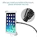 BESTEK Gooseneck Tablet Stand Holder Mount Clamp for 6.4-13 inch Tablets Including iPad, Sunsumg Tablets, Sturdy
