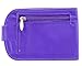 Big Skinny Women's Taxicat Bi-Fold Slim Wallet, Holds Up to 25 Cards, Purple