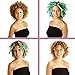 10 Corkscrew Heatless Hair Curlers by Curlformers - Corkscrew Curls Classic Top Up Pack For Short Hair Up To 8