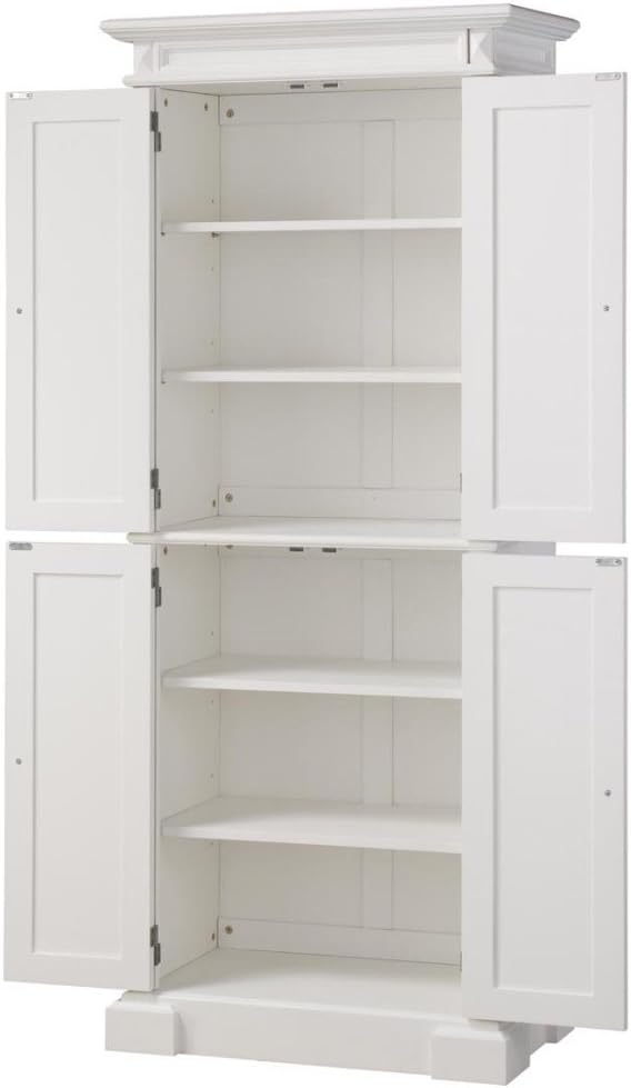 Americana White Pantry by Home Styles: Furniture & Decor