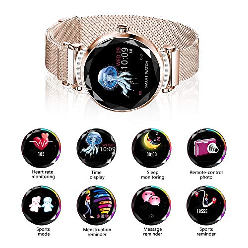 Fitness Tracker Watch Heart Rate Monitor,Top-Max Activity Tracker Waterproof Smart Wristband Watch with Blood Pressure & Health Sleep Monitor, Step & Calorie Counter, Pedometer for Women, Kids and Man