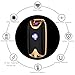 OIIKURY Rechargeable Lighter USB Men Gift [Dual Arc] Plasma Tesla Electric Windproof Dragon Lighter Birthday Gifts (Dragon)