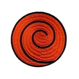 J&C Family Owned Application Naruto Uzumaki Logo Theme Cosplay Applique Patch Great gift for Parties, Decoration. Or Collecting!