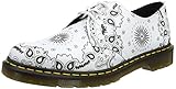 Dr. Martens Unisex 1461 Bandana Casual Oxfords, White Leather, 8 M UK, M9/W10 M US