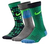 Nike Youth Performance Cotton Boys Girls Cushioned Socks 3 Pack