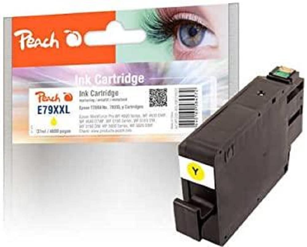 Peach Ink Cartridge XXL, Black; Compatible with Epson XL Yellow