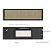 LED Name Tag, MECO Name Badge Rechargeable Pin Magenta Price Tag Reusable Business Card Screen with 4411 Pixels Programming Scrolling for Restaurant Shop Party Bar Exhibition(Windows Only) - White