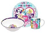 Hasbro My Little Pony Group Ponies Dinner Set, Multicolored, 3-Piece