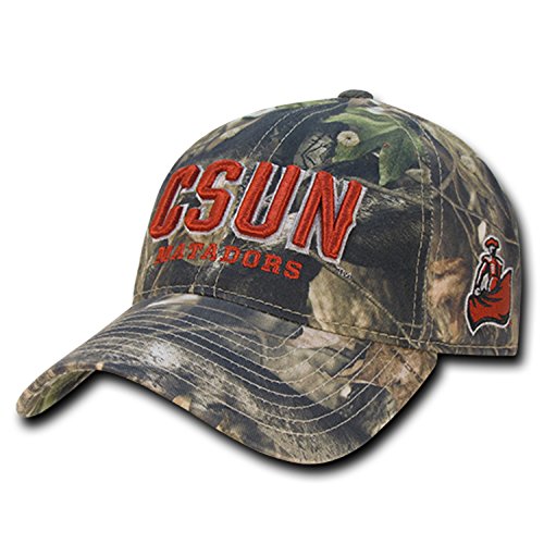 University of Cal State Northridge CSUN Matadors Cotton Hybricam Camo Camouflage Polo Style Baseball Ball Cap Hat