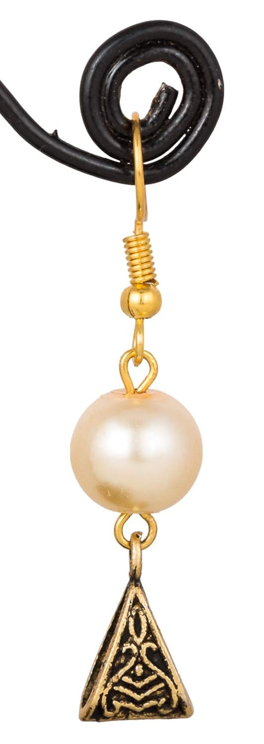 samyra pearl choker traditional necklace set with earrings for girls and women