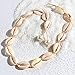 Shell Choker Necklace Bracelet for Women VSCO Conch Shell Necklace Handmade Summer Beach Rope Choker Seashell Choker Cowrie Puka Shell Bead Necklace for Girls Ladies