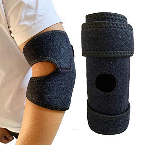 Elbow Brace Compression Support - Elbow Support Pads Protector Brace Sleeve Guard Training Sports Fitness, Tennis Elbow Brace and Golfers Elbow, Arthritis, Workouts, Weightlifting - Reduce Elbow Pain