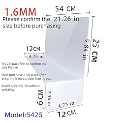 8Gnituhs 20 Pcs 54 * 25 CM 1.6MM Improved Warehouse