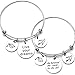 Nzztont Pack Of 2 Graduation Gifts Cap Sallow Inspirational Charms Bangle Bracelets Graduation Gifts For Graduates