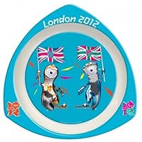 Linenideas Mascot Olympics London 2012 Triangular Shaped Plate