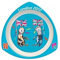 Linenideas Mascot Olympics London 2012 Triangular Shaped Plate