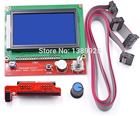 !! 3D printer smart controller RAMPS 1.4 LCD 12864 LCD control panel blue screen