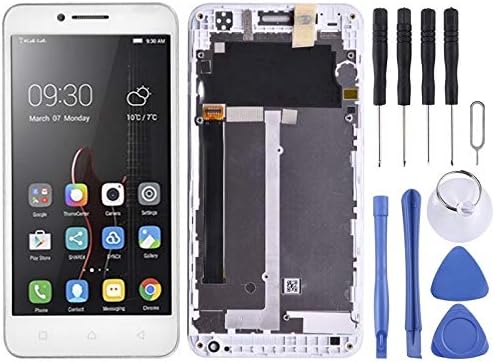 Goodao Complete kit LCD Screen and Digitizer Full Assembly with Frame for Lenovo Vibe C A2020 A2020a40 (White)