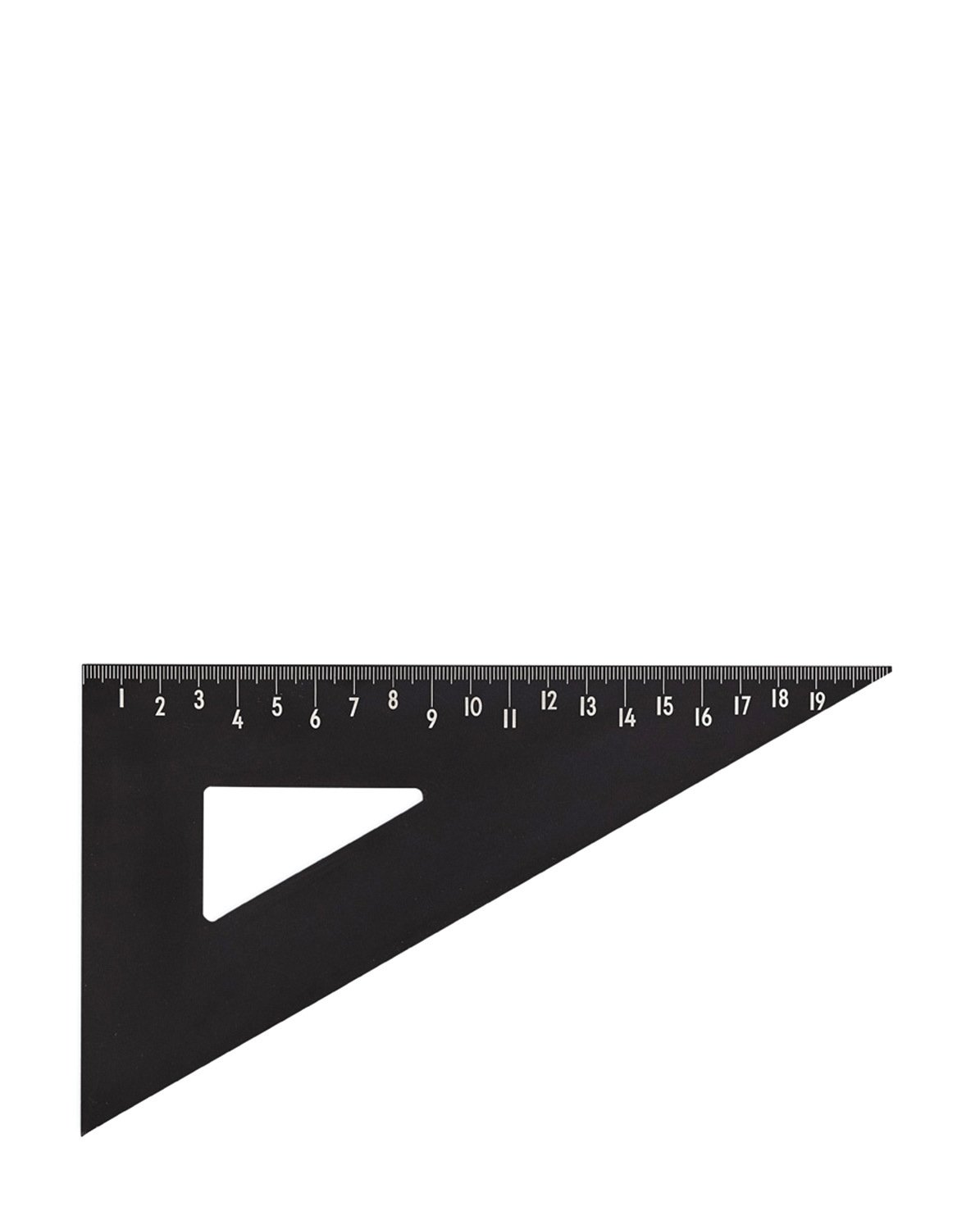 Metal Set Square Triangular Ruler 21cm