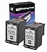 SPEEDYINKS Remanufactured Ink Cartridge Replacement for HP 62XL 62 XL C2P05AN High Yield to use with HP, Envy 7640 5660 5545 7644 7645 OfficeJet 5740 5746 200 250 Series Printer (Black, 2-Pack)