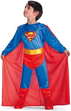 Dc Costume Superman Enfant Deguisement Halloween 4 5 Ans 164 Amazon Fr Jeux Et Jouets