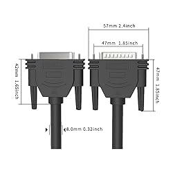 JUXINICE DB25 Male to Male Cable 3 feet, 26awg