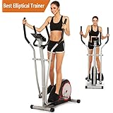 Elliptical Trainer Machine Magnetic Smooth Quiet Driven Exercise Machine for Home Gym