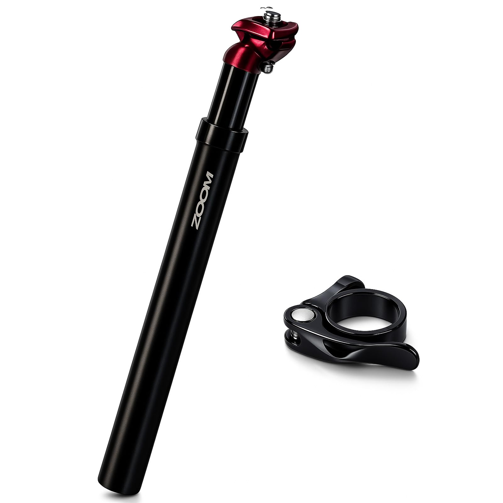 RUJOI Bike Seat Posts,Bike Adjustable Suspension Seatpost 27.2mm 31.6mm Alumium Seatpost for MTB Road Bike,Quick Release seatpost clamp Included