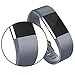RedTaro Replacement Bands Compatible with Fitbit Charge 2, Classic & Special Edition Adjustable Sport Wristbands for Fitbit Charge 2 Women Men Large Small Grey