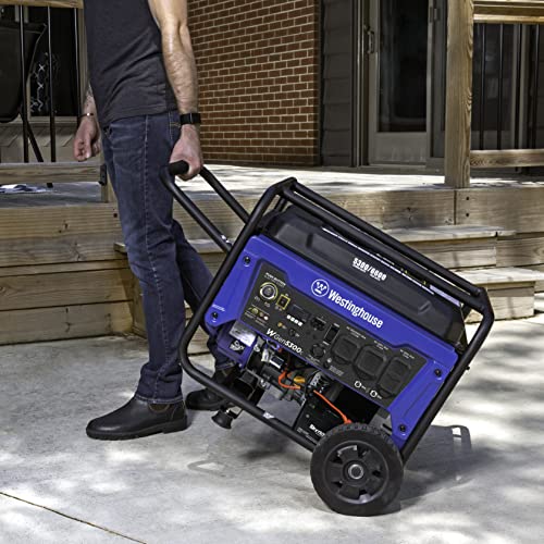 Westinghouse Outdoor Power Equipment 6600 Peak Watt Home Backup Portable Generator, Remote