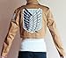 Attack on Titan Scouting Legion Cosplay Custom Jacket, Khaki, Medium