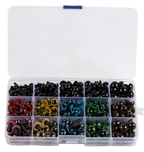 1 Safety+Eyes+304+Pack+Amigurumi+Assorted
