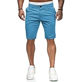 HUNGSON Men's Casual Shorts Lightweight Golf Shorts with 4 Pockets Stretch Quick Dry Comfy Work Shorts