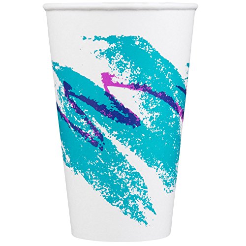 Dart Solo RP12NP-00055 Jazz 12 oz. Poly Paper Cold Cup - 100/Pack