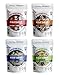 Earnest Eats Gluten Free Superfood Hot & Fit Oatmeal 12.6 oz Bag Variety Pack. New Look!