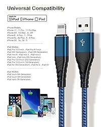 2Pack Extra Long Lightning Cable 10 Ft,10 Foot