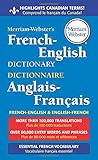 Merriam-Webster's French-English Dictionary, Newest Paperback Edition (English and French Edition) by 