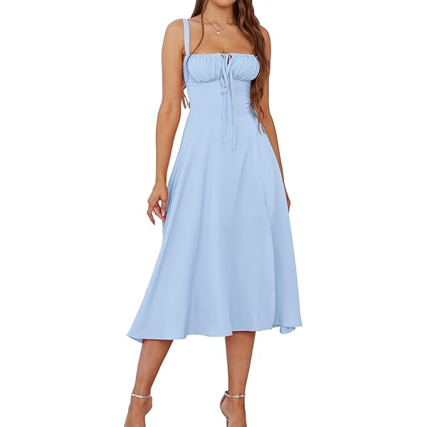 Amazon.com: LAJIOJIO Fall Maxi Dresses for Women 2024 Flowy