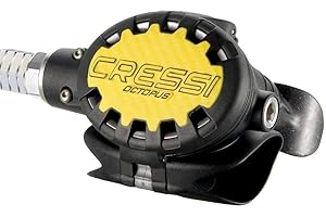 Cressi Octopus MG Balanced for Scuba Diving Regulators - Less Effort, Reliable, Light and Comfortable - Made in Italy Quality