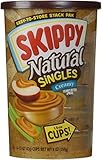 Skippy Natural Singles Peanut Butter Spread Creamy - 6 ct