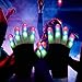 LED Gloves Light Up Rave Gloves Finger Light Gloves Novelty Toy 6 Adjust Mode (Finger Light Gloves(Kid Size))