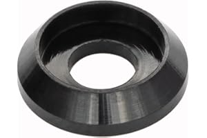 LAGEFEFE [60PCS] M3 Counterbore Washers Color Black, Anodized Aluminum Alloy, Head Washers Gaskets Cup Shim for Screw RC/FPV/PC/Drone/Toys/Mechanical Accessories Parts