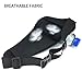 Running Belt, Zdatt Outdoor Sport Water Resistant Reflective Waist Pack Running Belt Fanny Pack for Hiking Trip Fitness Gym for iPhone Samsung and Big Smart Phones (Black3)